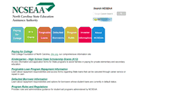 Desktop Screenshot of ncseaa.edu