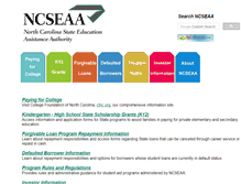 Tablet Screenshot of ncseaa.edu